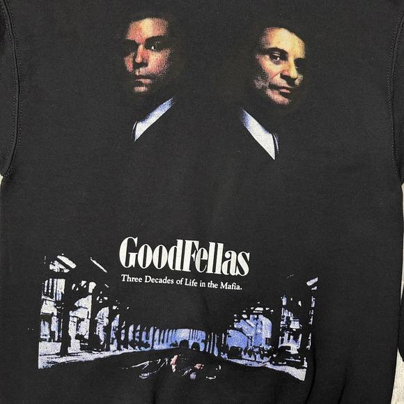 Goodfellas Movie Graphic Pullover Hoodie Black Men’s Small - Picture 3 of 9